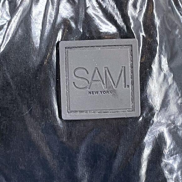 SAM. Ellie Down Jacket Caviar Black Puffer Bomber Shearling Outdoors Coat XS - Picture 9 of 16